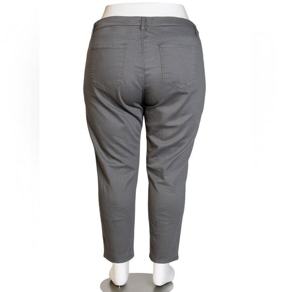 Old Navy Rockstar Dark Gray Sparkle Skinny Jeans Women’s Size 18 Stretch Denim - Picture 4 of 8